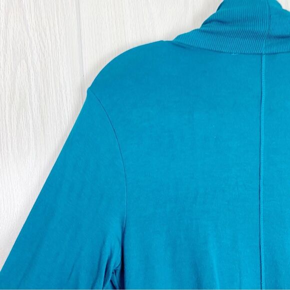 Athleta | Pranayama Wrap Cardigan In Nirvana Teal Size Small Tall - Picture 6 of 13